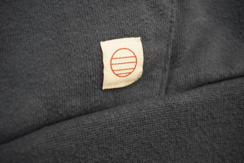 Marine Layer Hoodie Mens Large Blue Retro Stripe Pullover Fleece Kangaroo Pocket - Picture 6 of 13